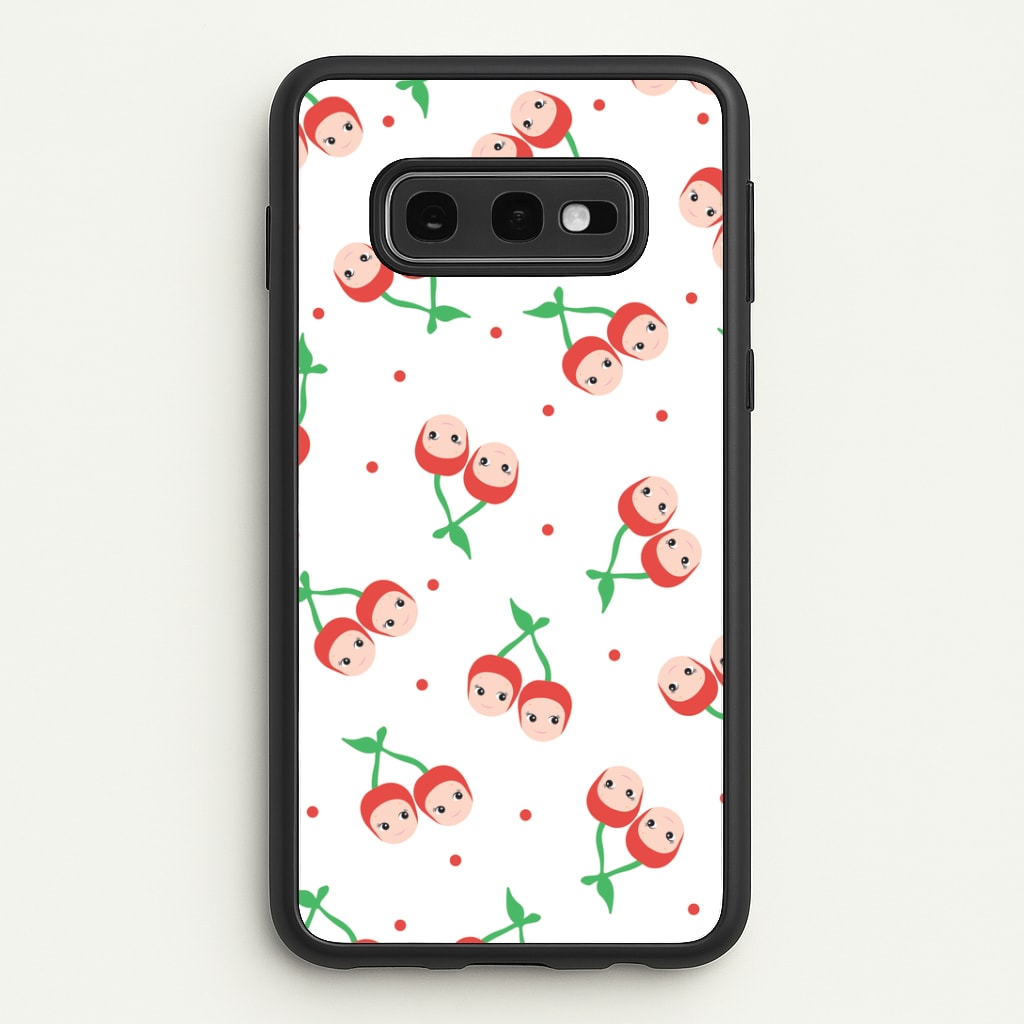 Cherry Angels Pattern Galaxy S10e Case