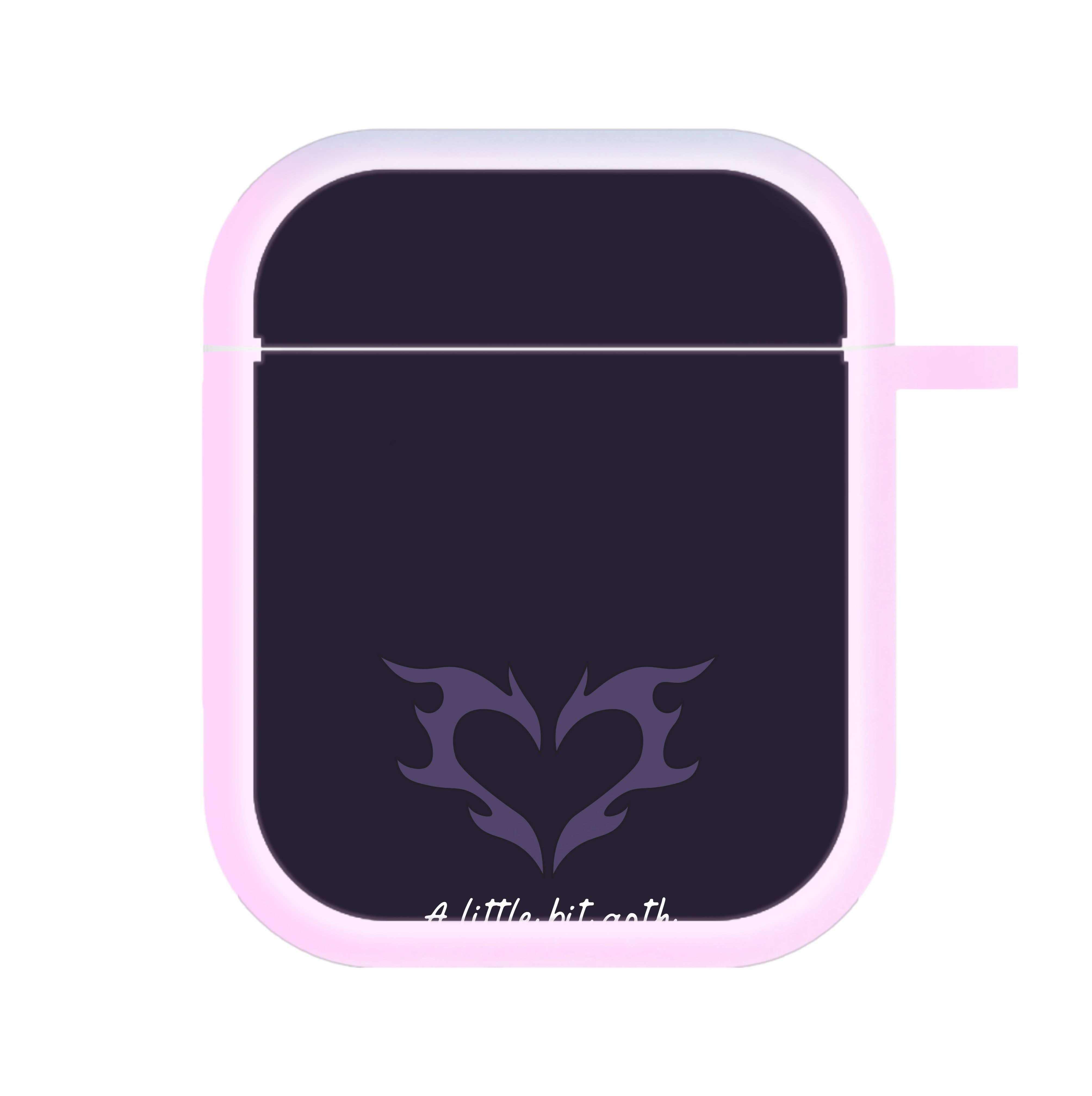 A Little Bit Goth Purple AirPods Case