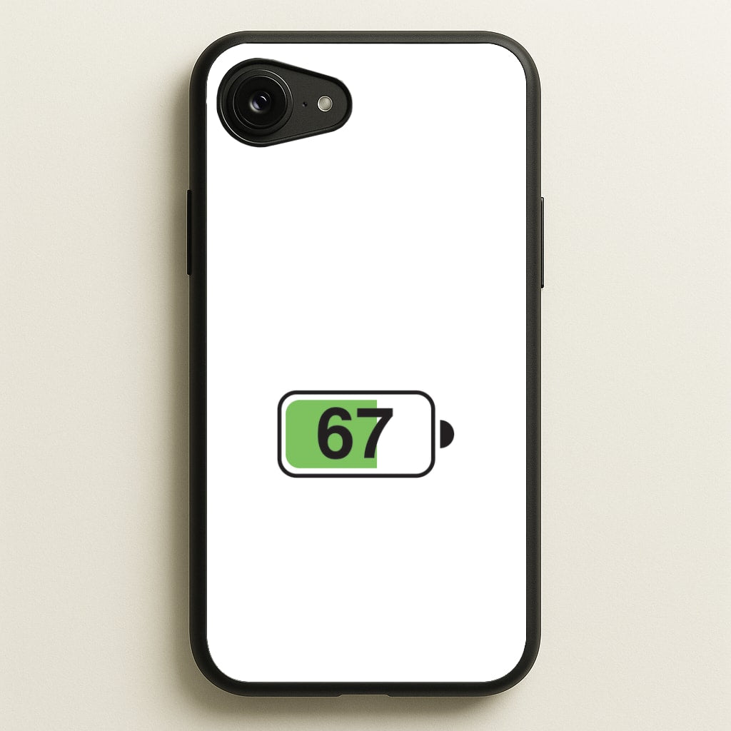 6 7 Battery iPhone 16e Case