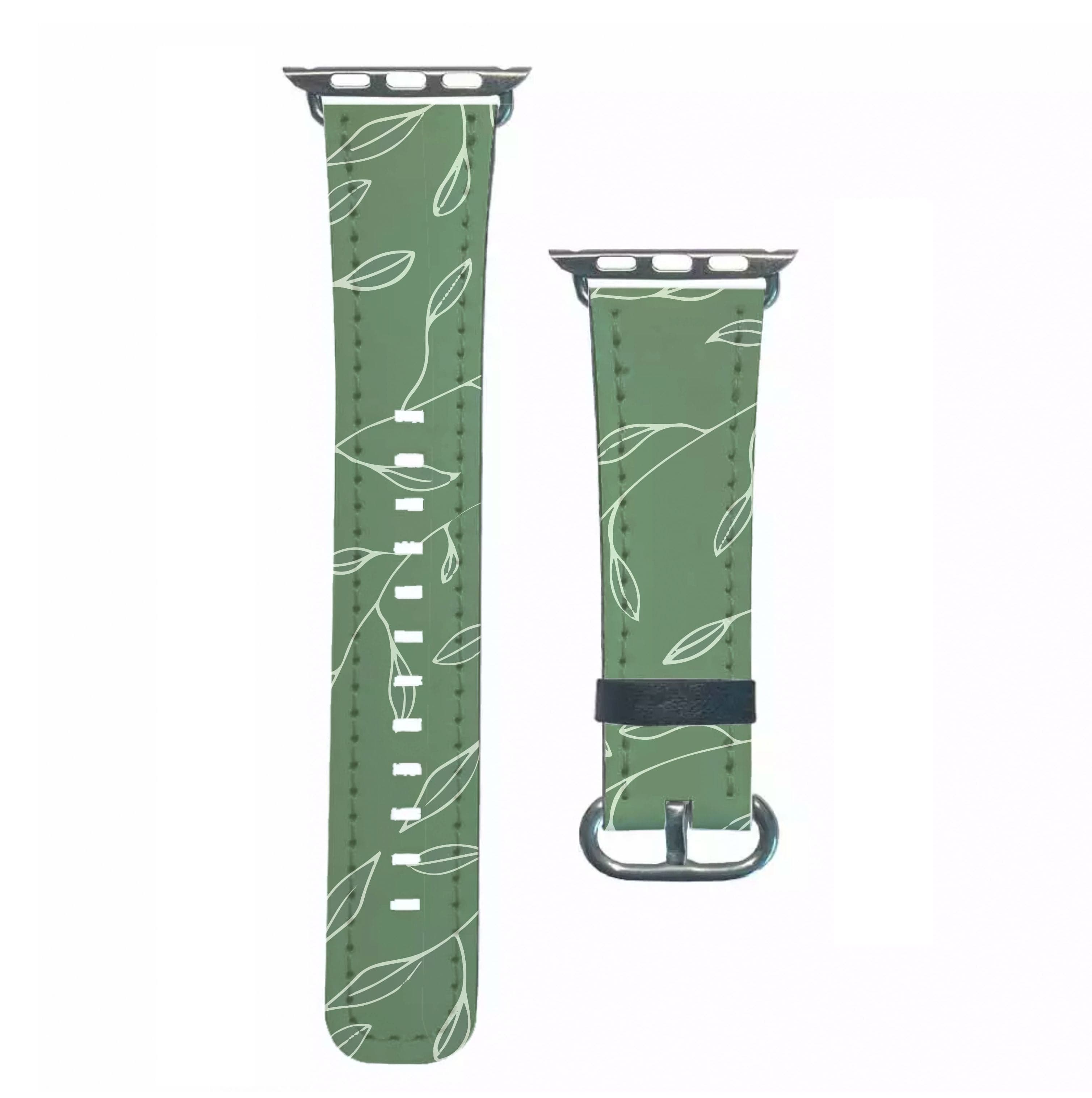 Thin Leaves - Foliage Apple Watch Strap