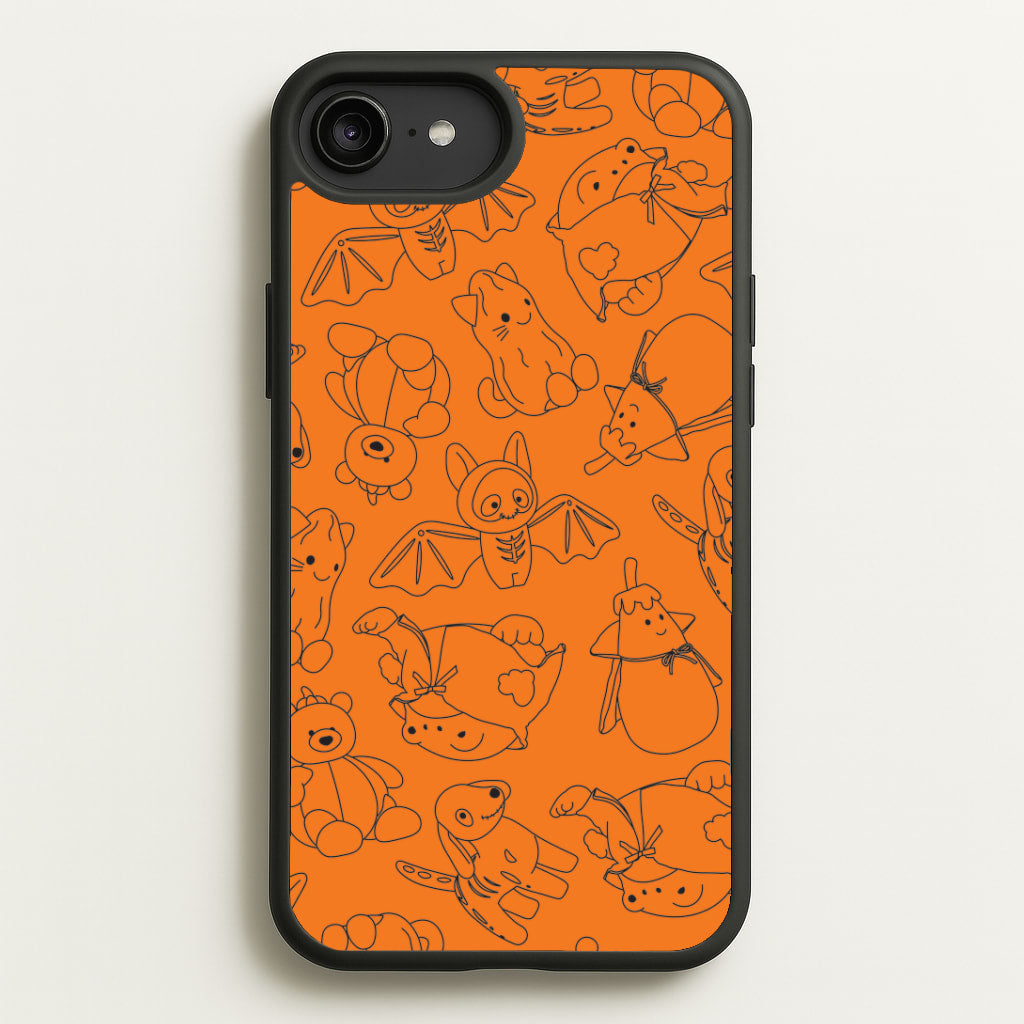 Halloween Plushies Pattern I - Halloween iPhone 6 Plus / 7 Plus / 8 Plus Case