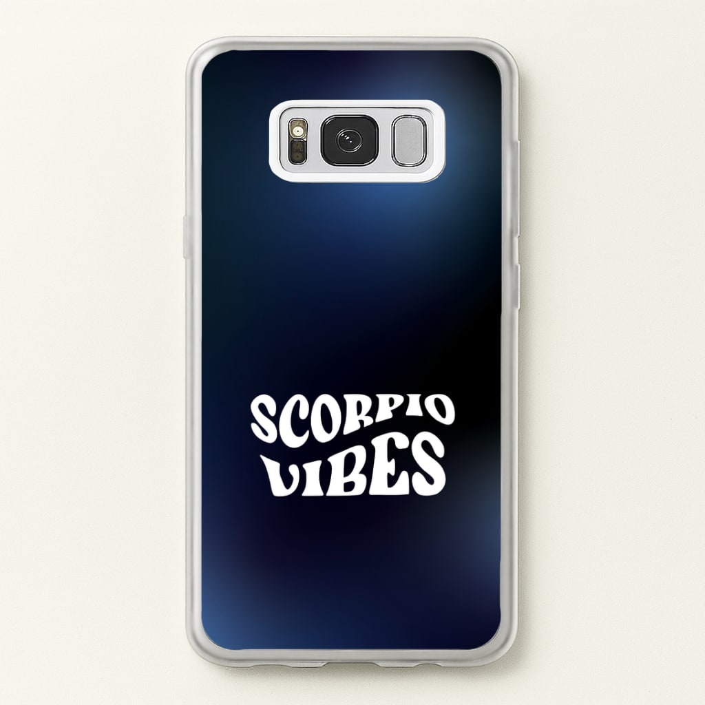 Scorpio Vibes Gradient Zodiac Galaxy S8 Case