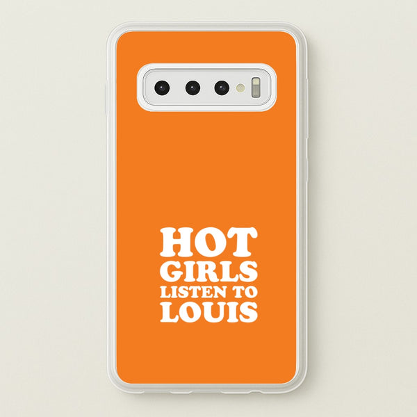 Hot Girls Listen To Louis Galaxy S10 Case