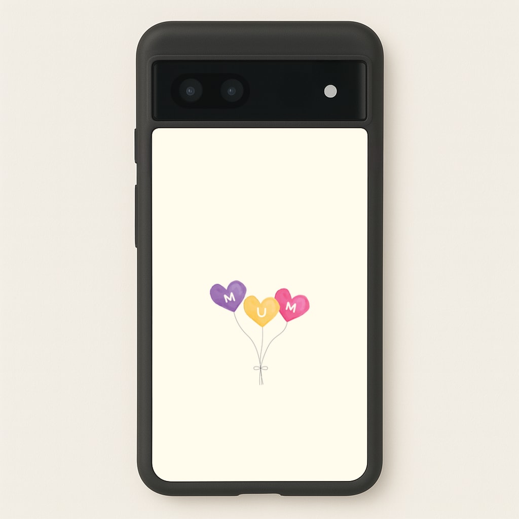 Mum Watercolour Balloons Google Pixel 7a Case