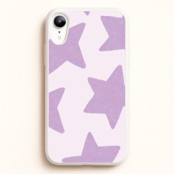 Lilac Stars iPhone XR Case