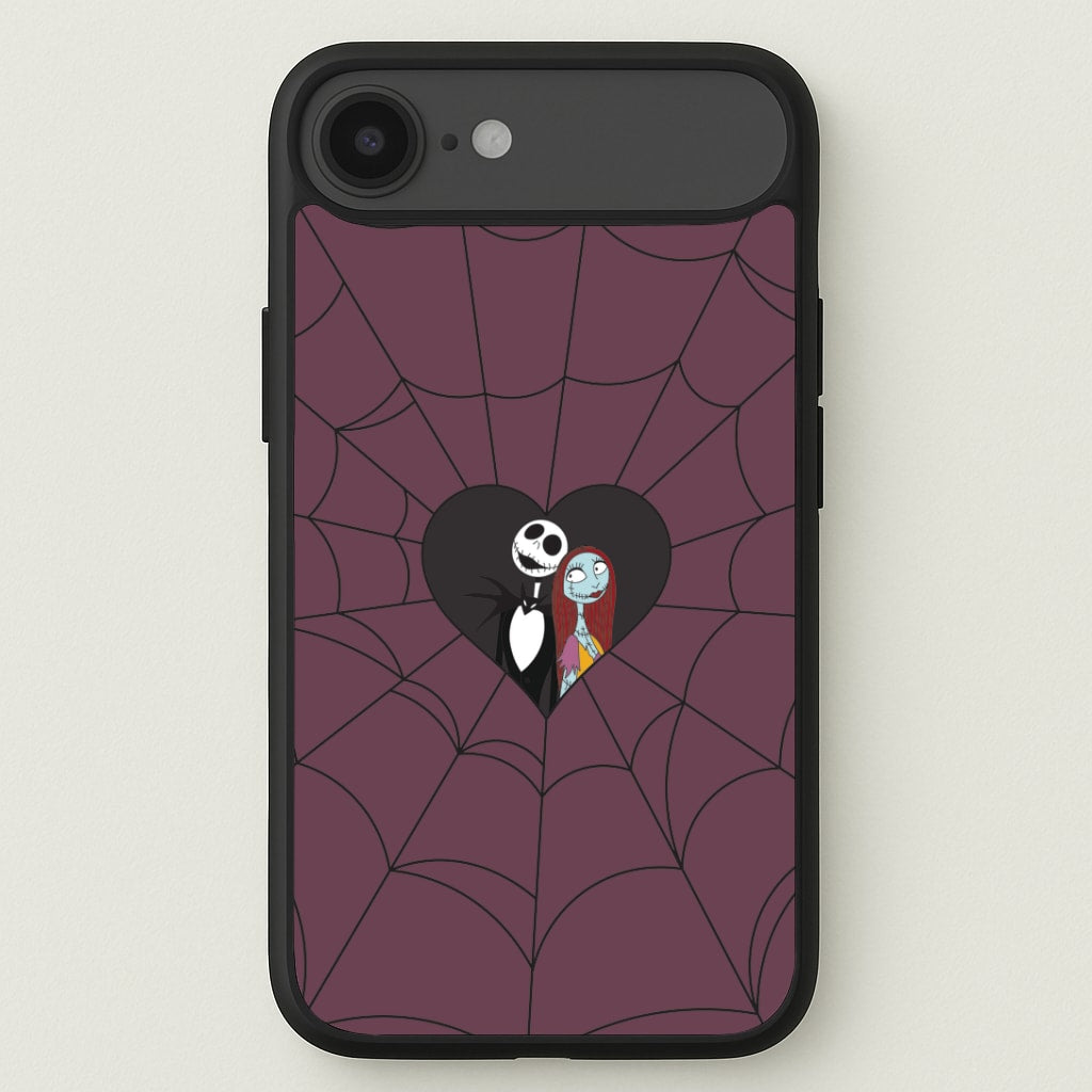 J And S Cobweb Heart iPhone 17 Air Case