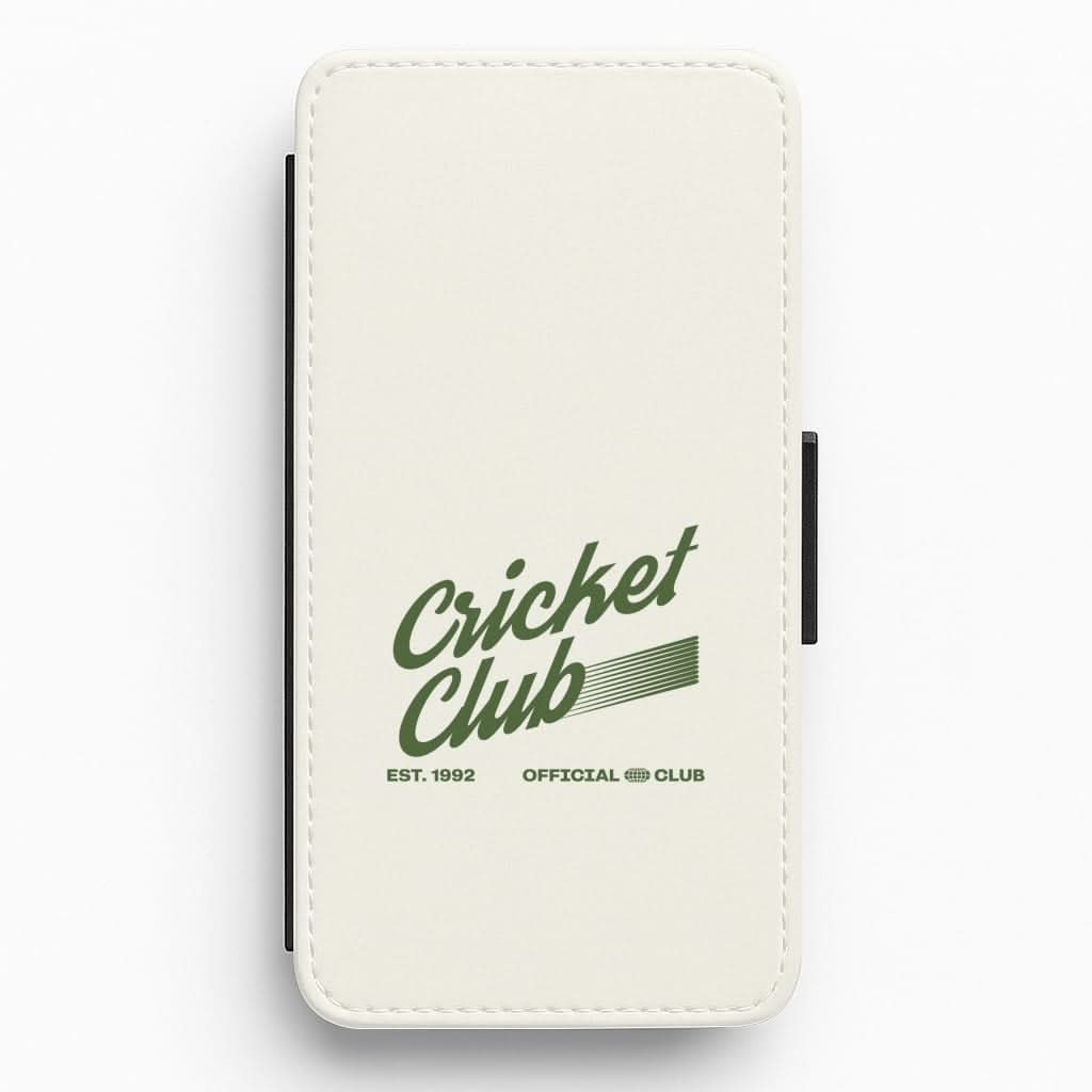 Official Cricket Club Flip / Wallet Phone Case