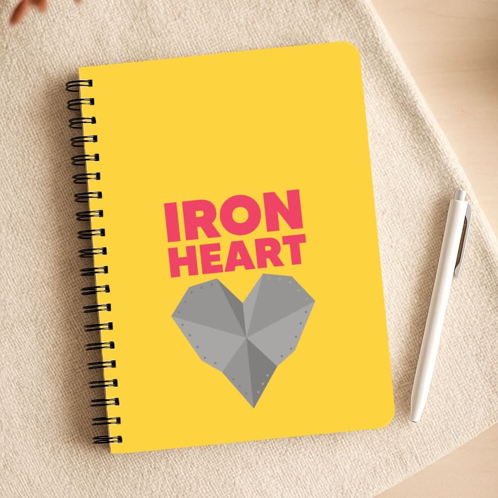 Metal Heart Notepad
