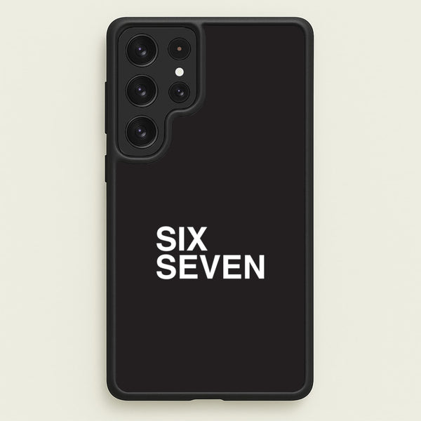 6 7 Black Galaxy S22 Ultra Case