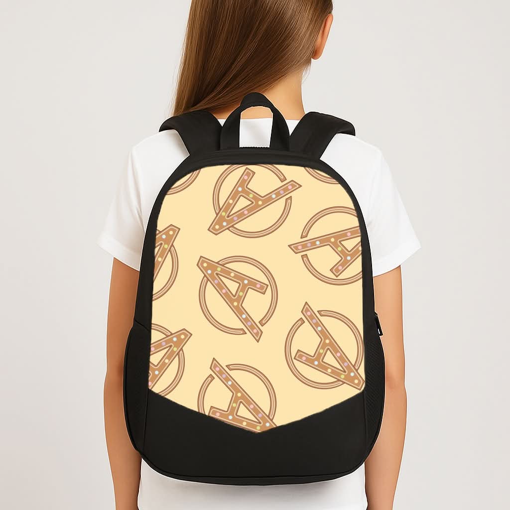 Superhero Team Gingerbread Pattern School Bag