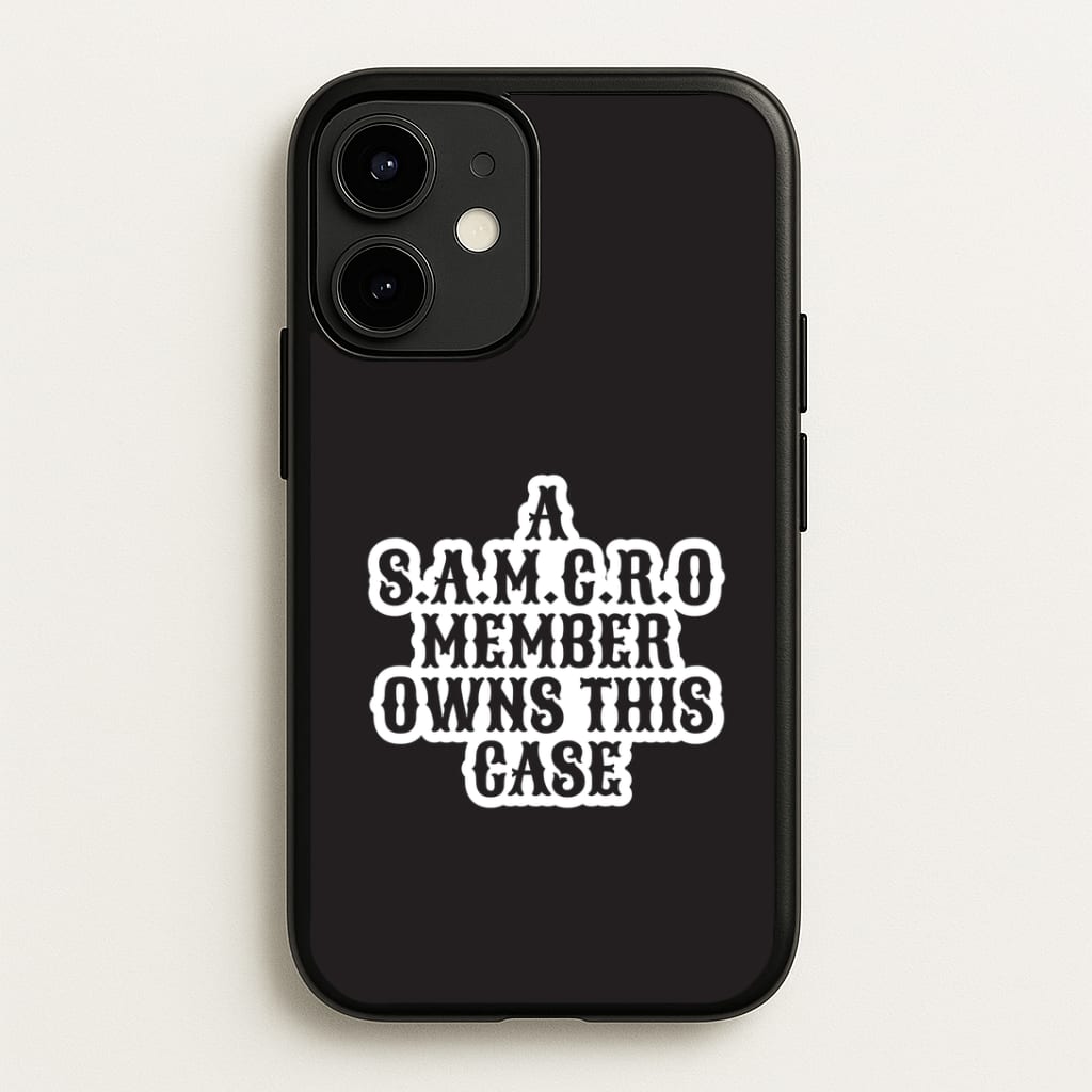 SAMCRO Member iPhone 12 Mini Case
