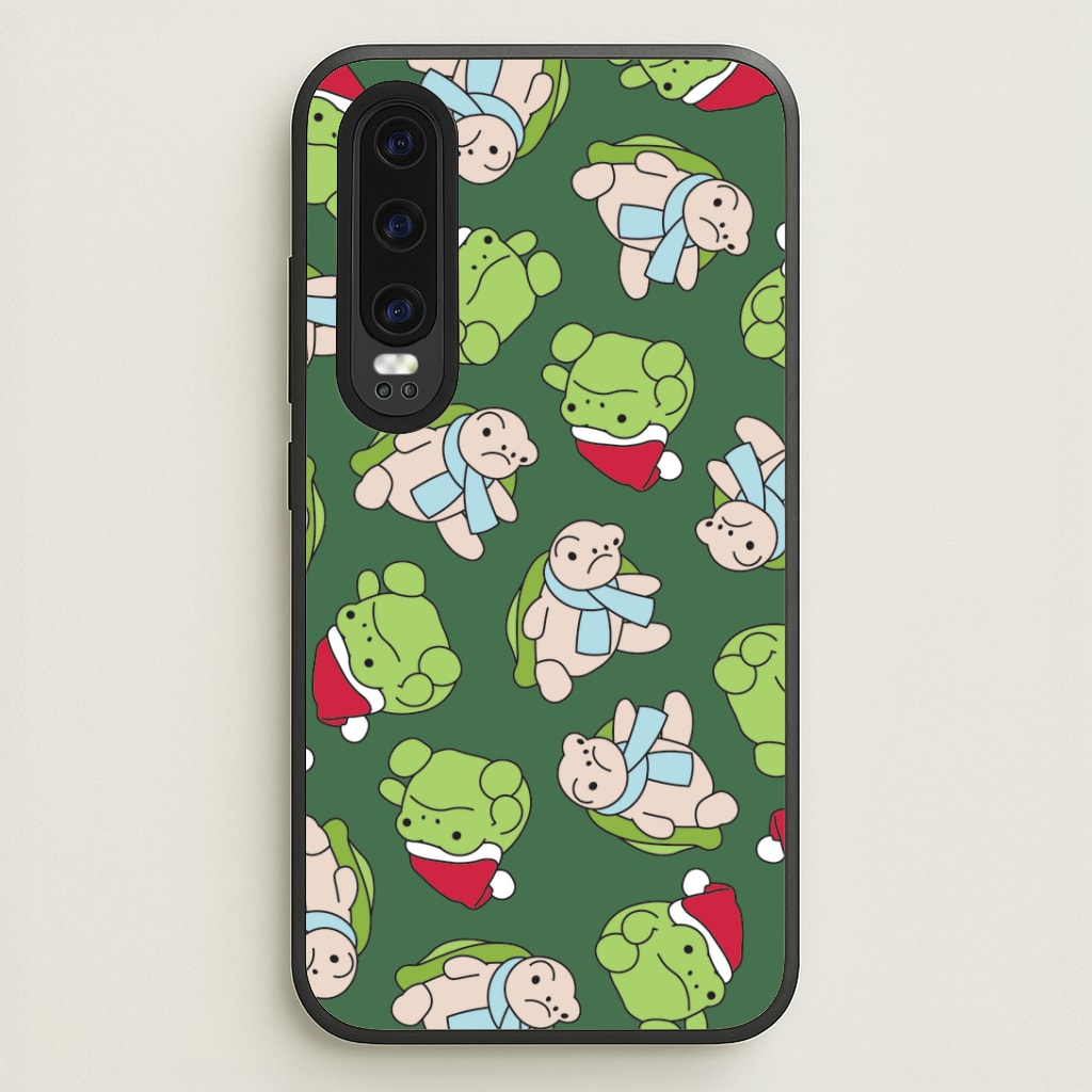 Grumpy Christmas Plushies Pattern Huawei P30 Case