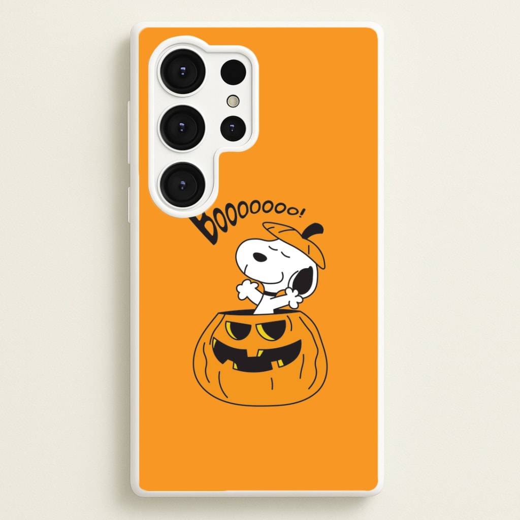 Cartoon Beagle Pumpkin Galaxy S25 Ultra Case