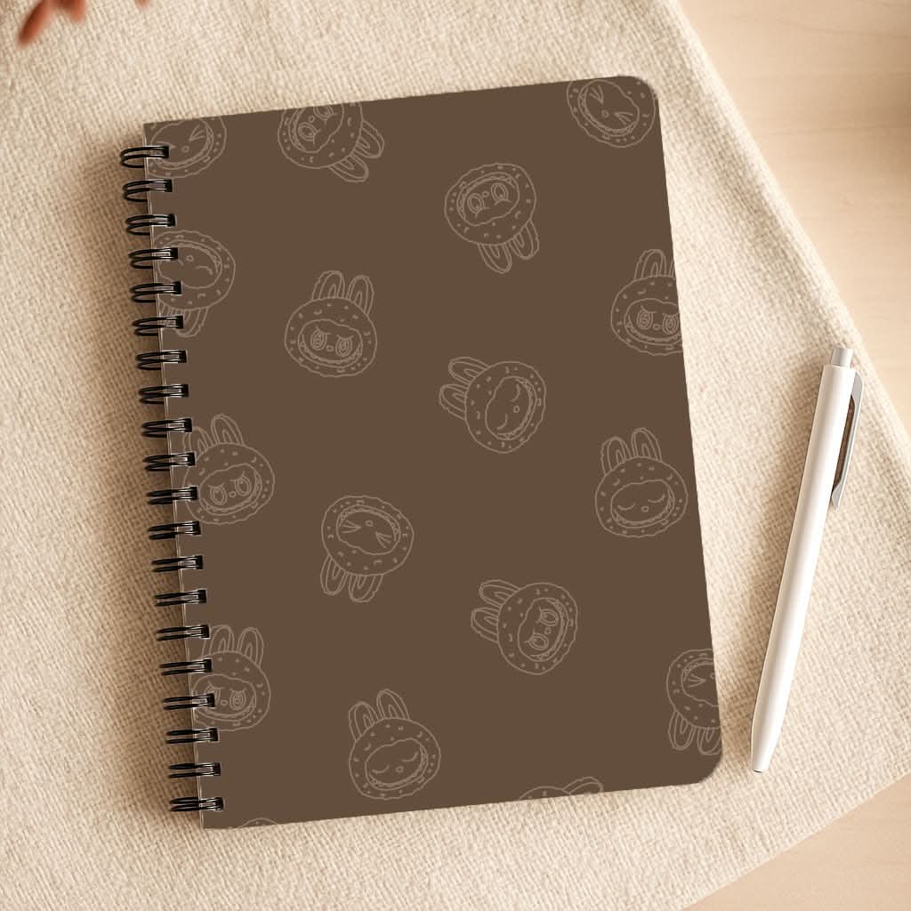Monsters Outline Pattern I Notepad