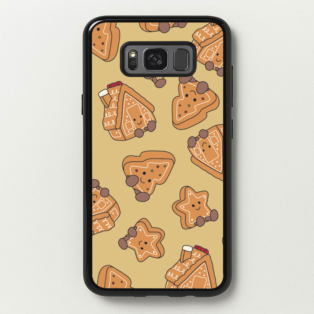 Gingerbread Plushies Pattern Galaxy S8 Case