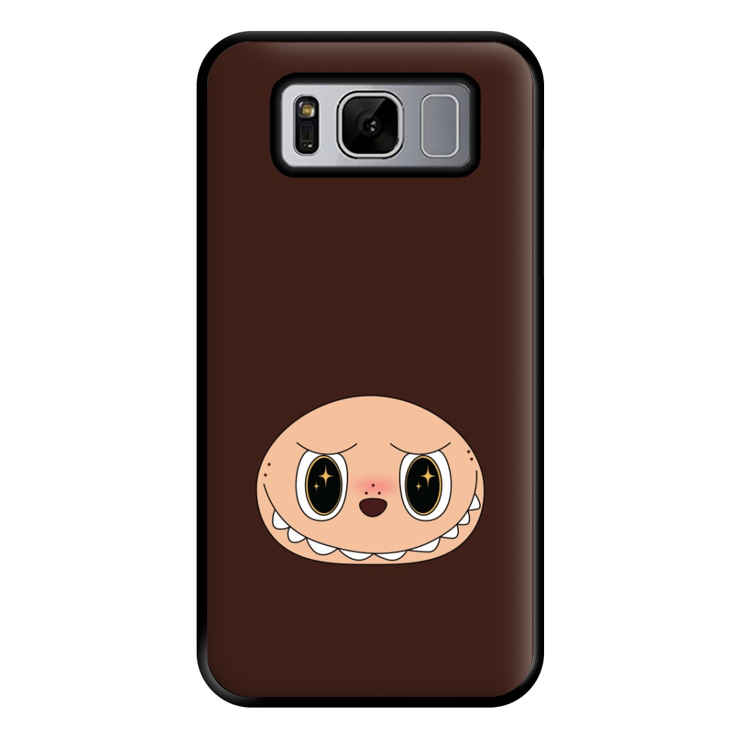 Cute Brown Monster Face Galaxy S8 Plus Case