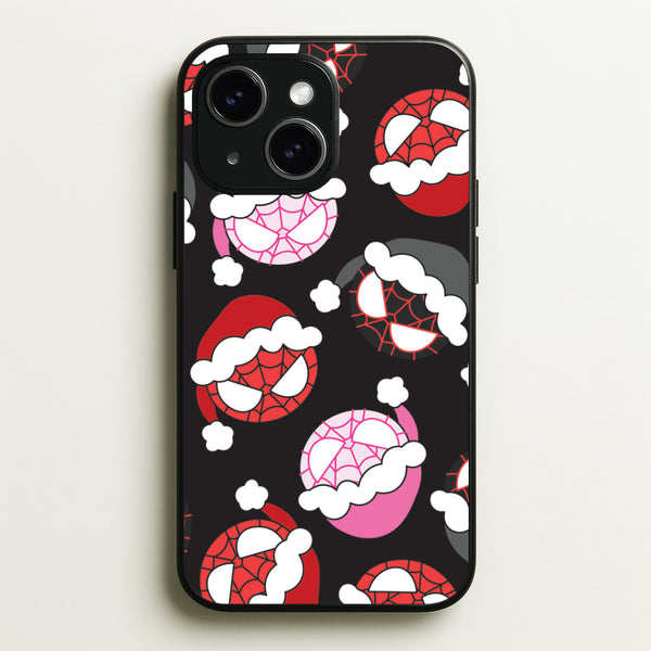 Spider Heroes Christmas Pattern iPhone 14 Plus Case