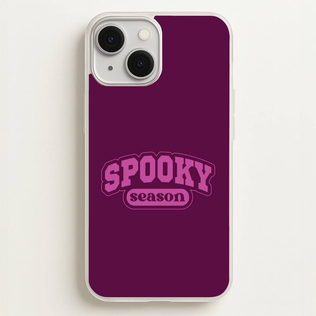 Spooky Season Varsity iPhone 13 Case