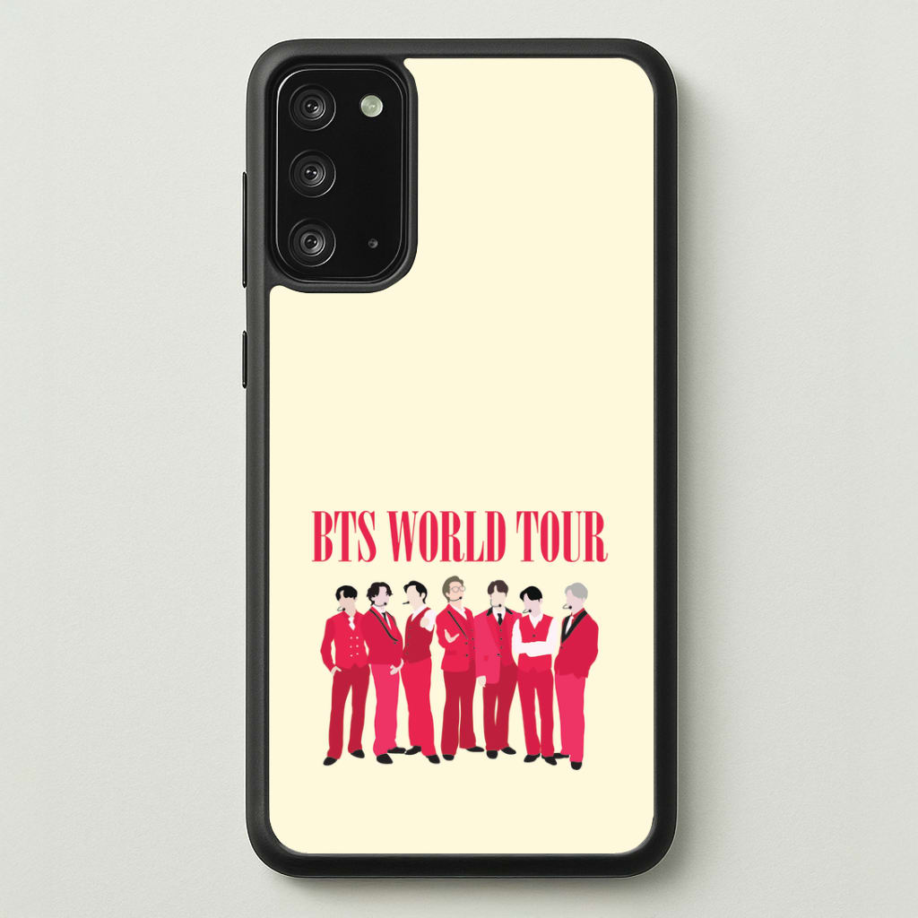 K-Pop Band World Tour 2026 Galaxy Note 20 Case