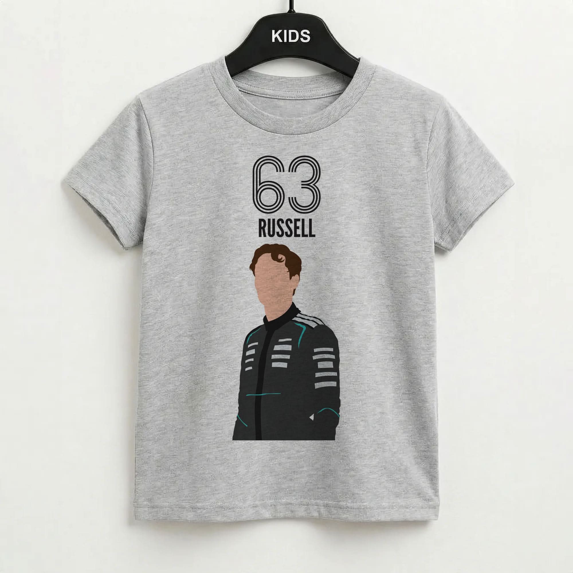 Russell 2026 Grey Kids T-Shirt