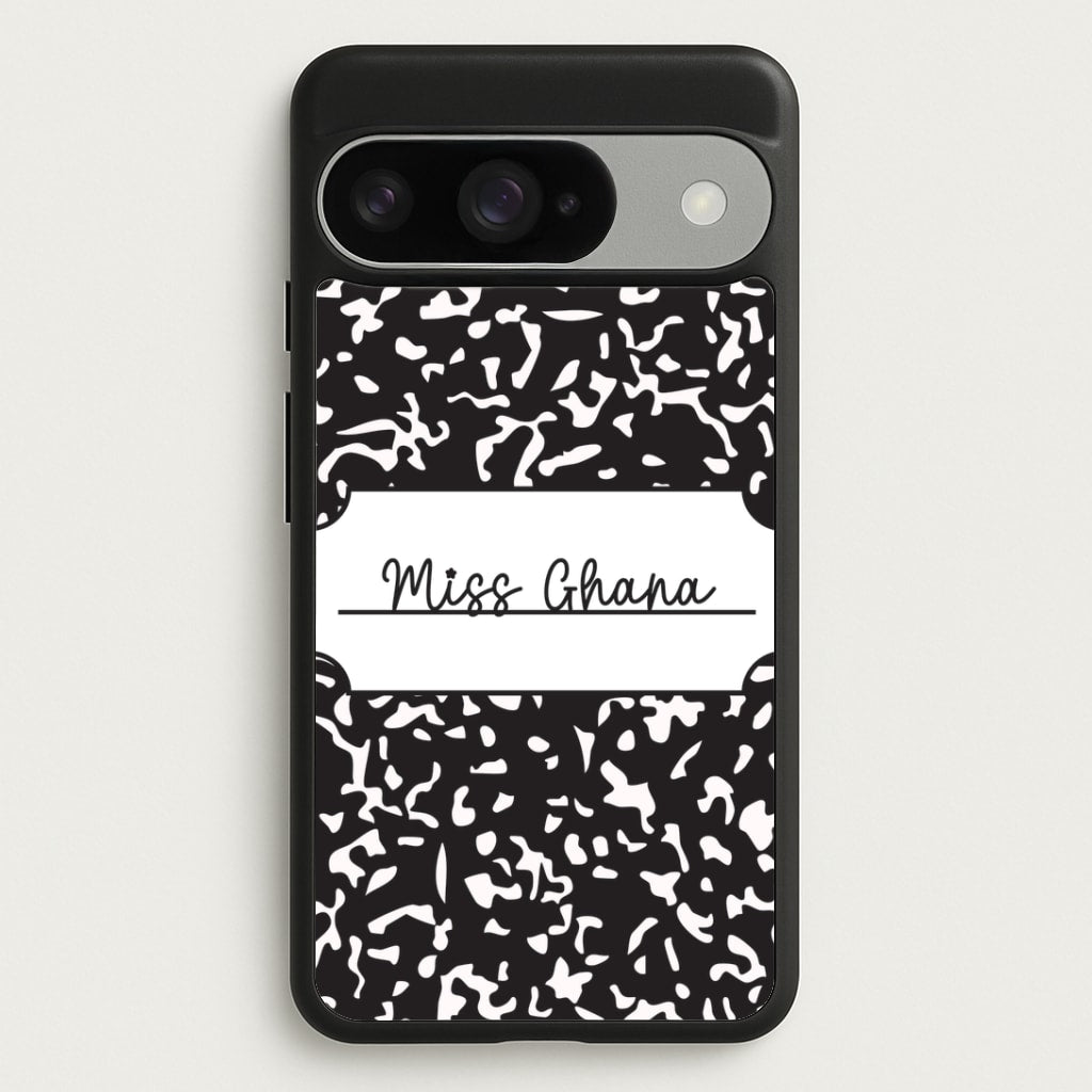 Personalised School Notebook Google Pixel 10 / 10 Pro Case