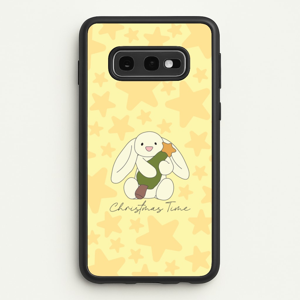 Christmas Bunny Stars Plush Galaxy S10e Case