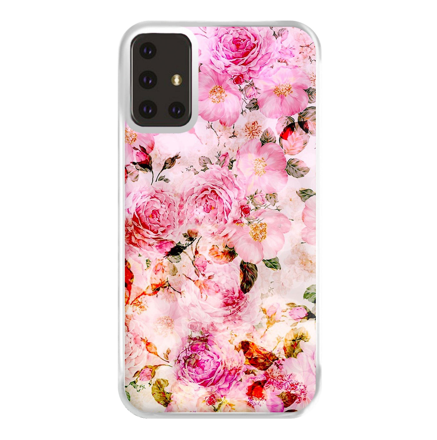 Pretty Pink Chic Floral Pattern Phone Case