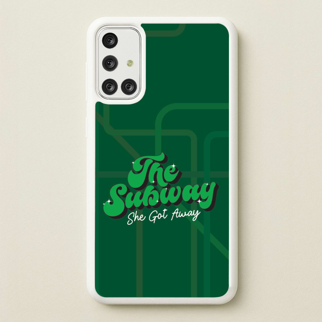 Subway Green Galaxy A71 Case