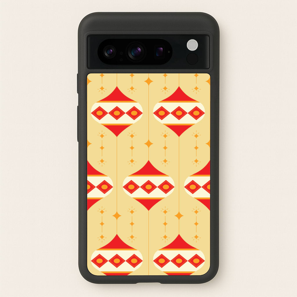 Abstract Christmas Baubles Pattern Google Pixel 8 Pro Case