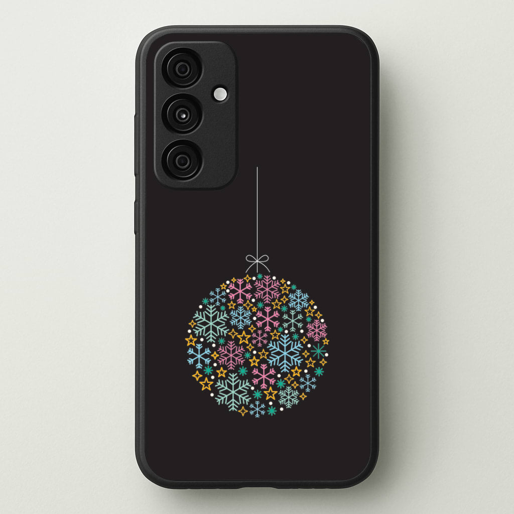 Geometric Bauble Galaxy A35 Case