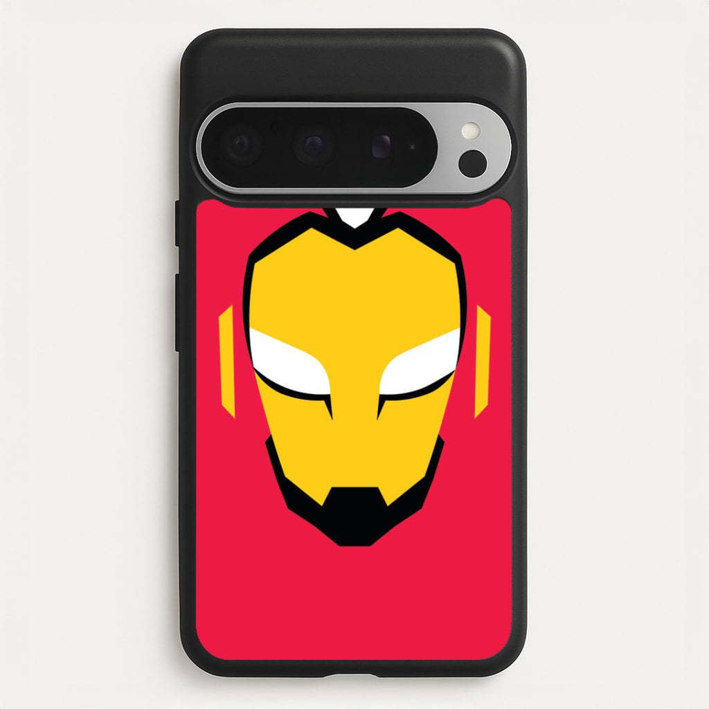 Metal Heart Hero Face Google Pixel 9 Pro XL Case