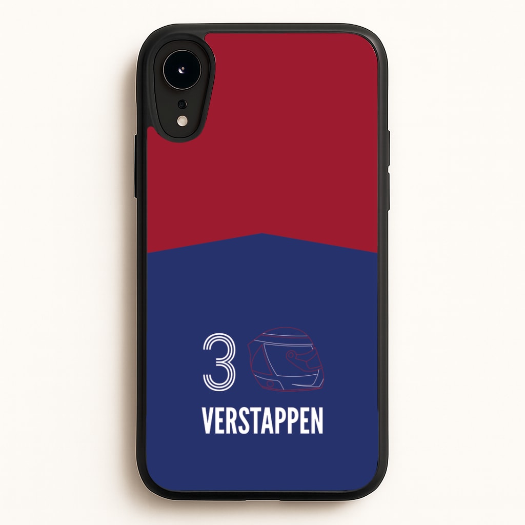 Verstappen Helmet 2026 iPhone XR Case