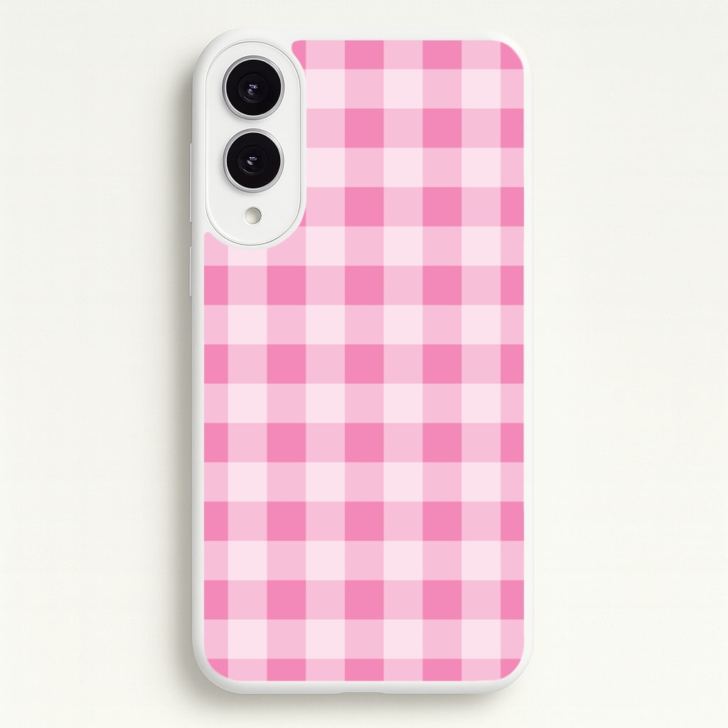Strawberry Gingham Galaxy S25 Edge Case