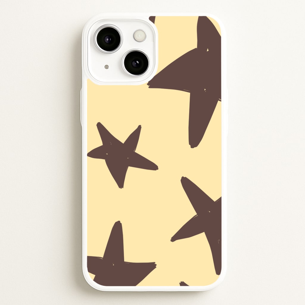 Vanilla & Chocolate Stars iPhone 13 Mini Case