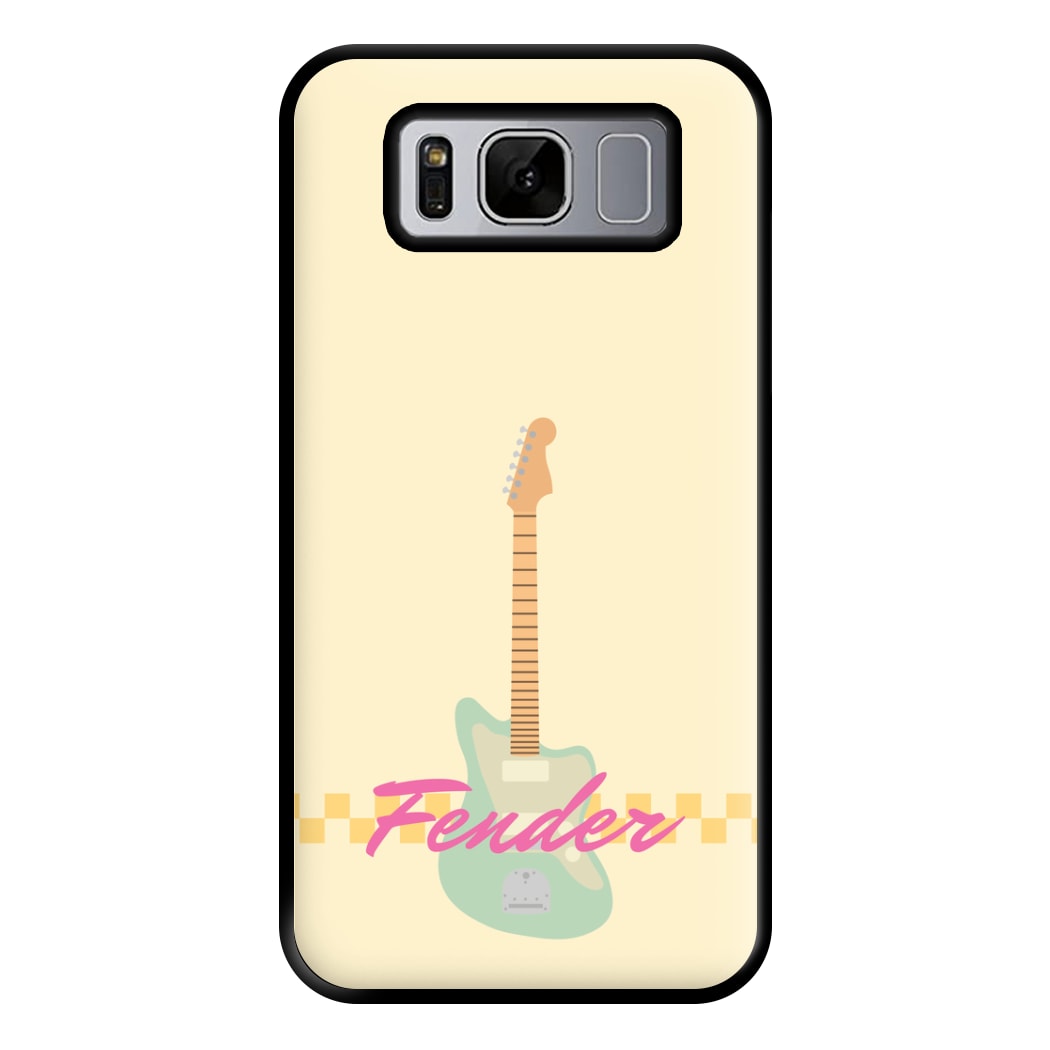 Blue Guitar Fender Galaxy S8 Plus Case