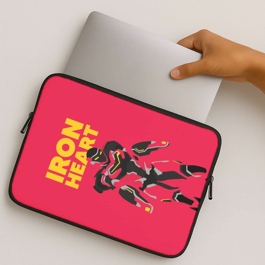 Metal Heart Hero Standing MacBook Cover