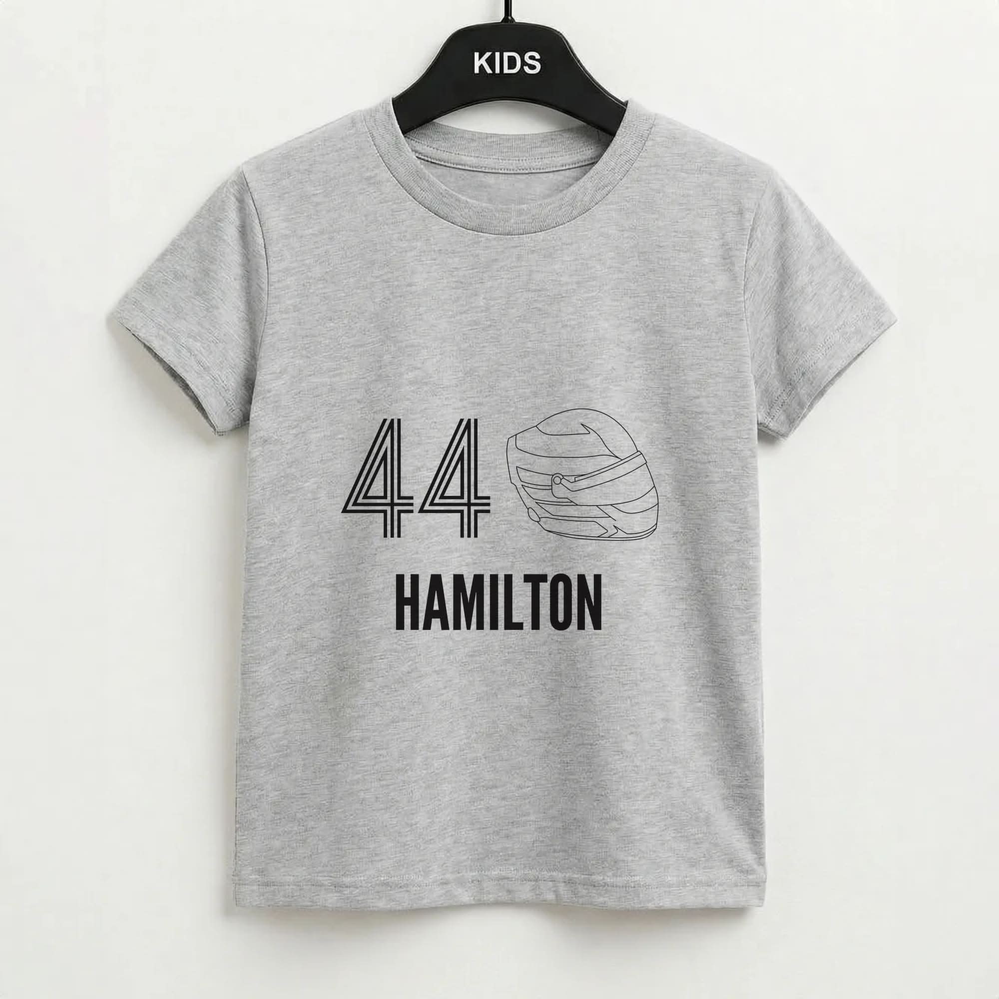Hamilton Helmet 2026 Grey Kids T-Shirt