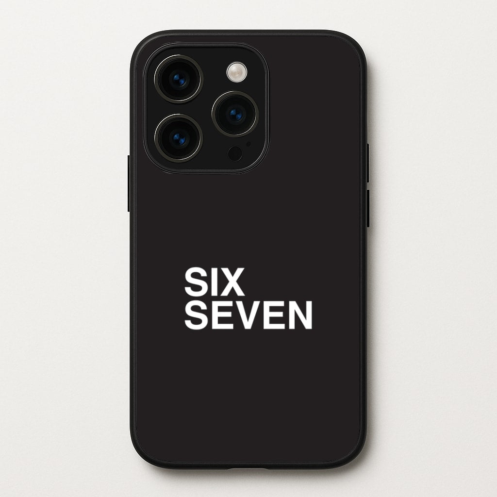 6 7 Black iPhone 14 Pro Case