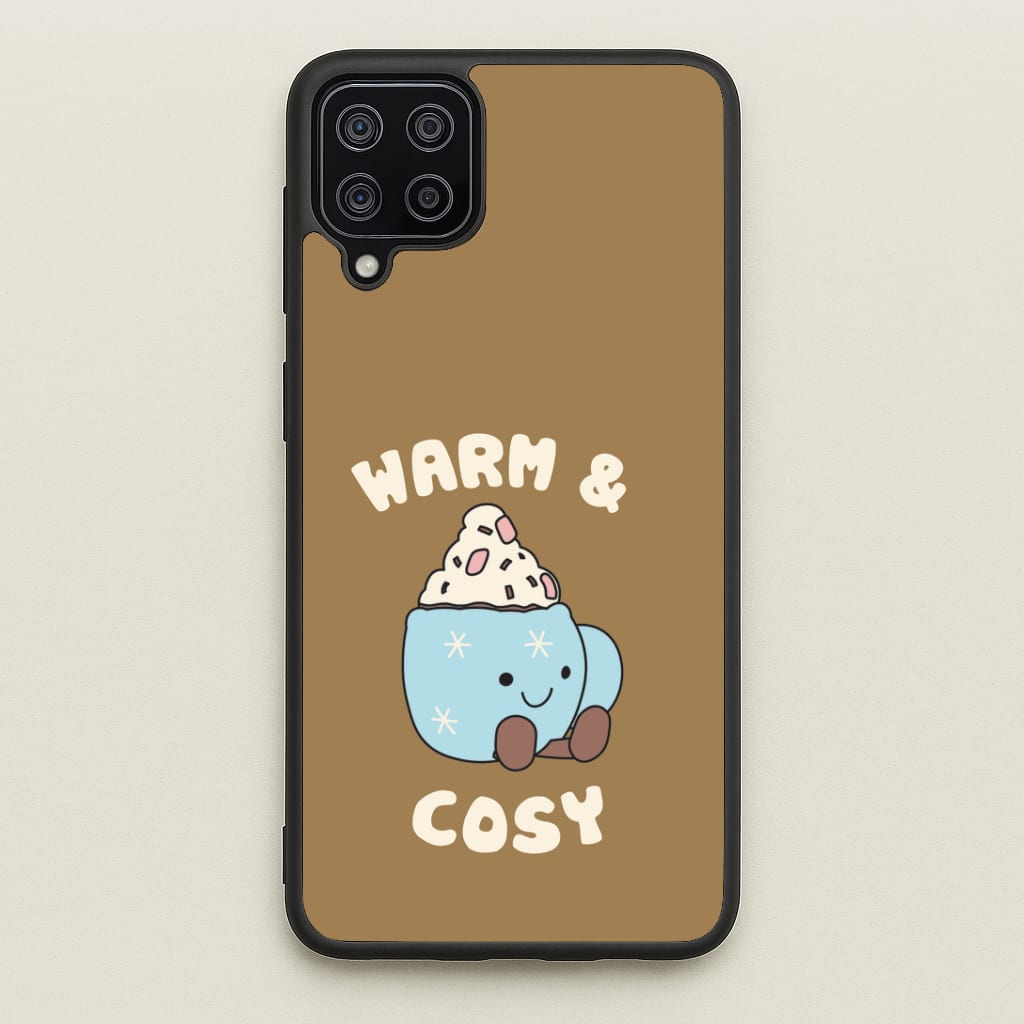 Hot Cocoa Plush Quote Galaxy A12 Case