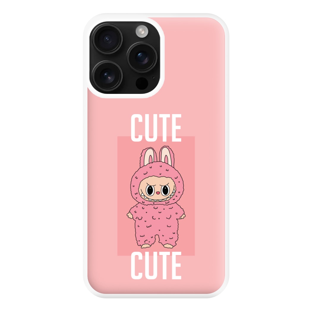 Cute Pink Monster iPhone 16 Pro Max Case