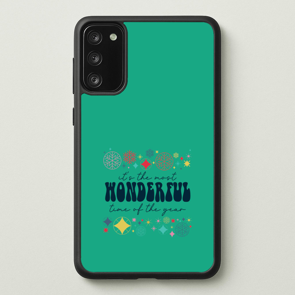 The Most Wonderful Time Of The Year Geometric Galaxy S20FE Case