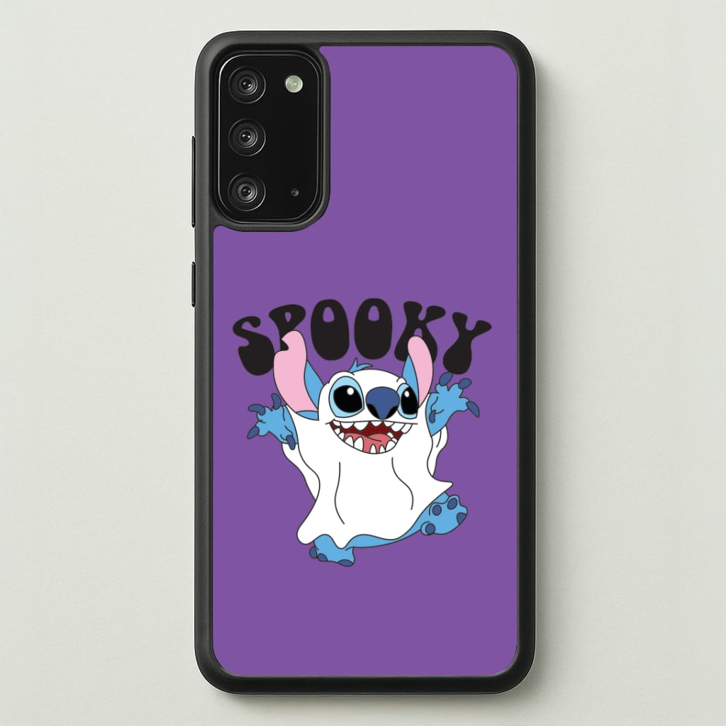 Spooky Cute Blue Alien Galaxy Note 20 Case