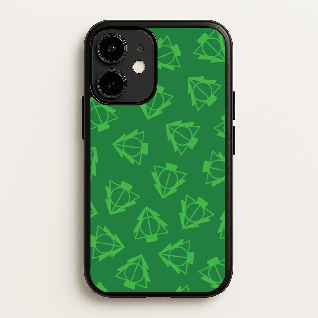 Christmas Tree Wizard Icon Pattern iPhone 12 / 12 Pro Case