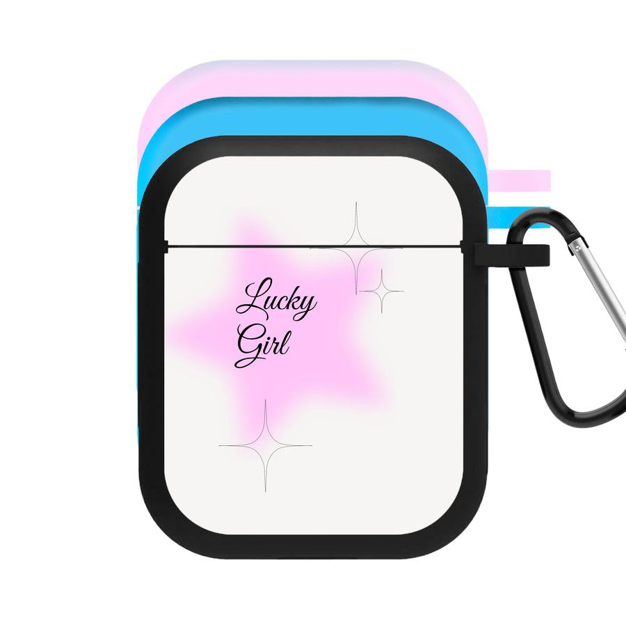 Lucky Girl - Clean Girl Aesthetic AirPods Case