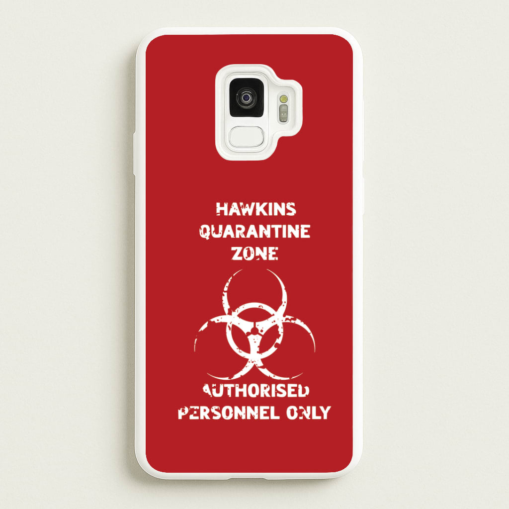 Hawkins Quarantine Zone Galaxy S9 Case