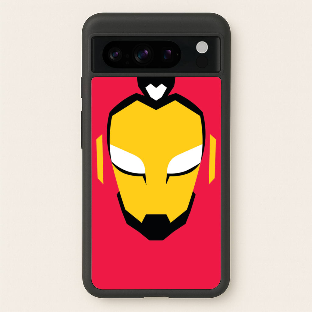 Metal Heart Hero Face Google Pixel 8 Pro Case