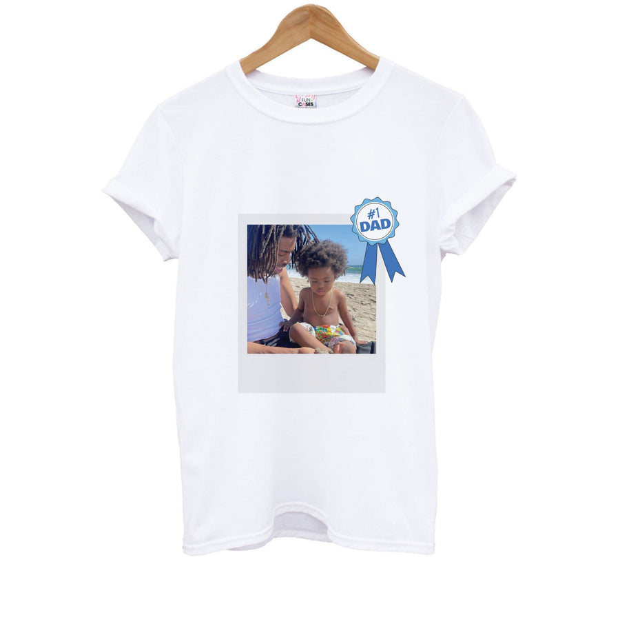 Number 1 Dad - Personalised Father's Day Kids T-Shirt