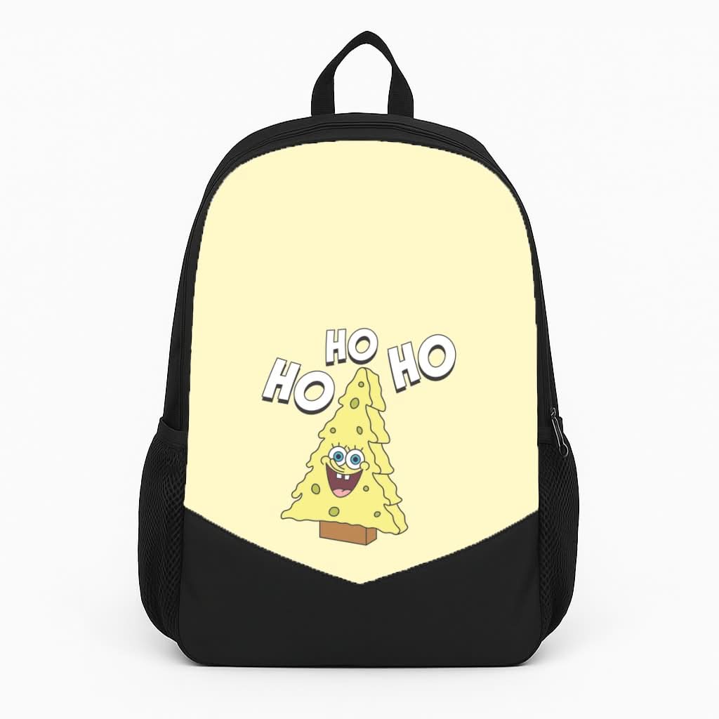 Christmas Tree Cartoon Sponge Backpack
