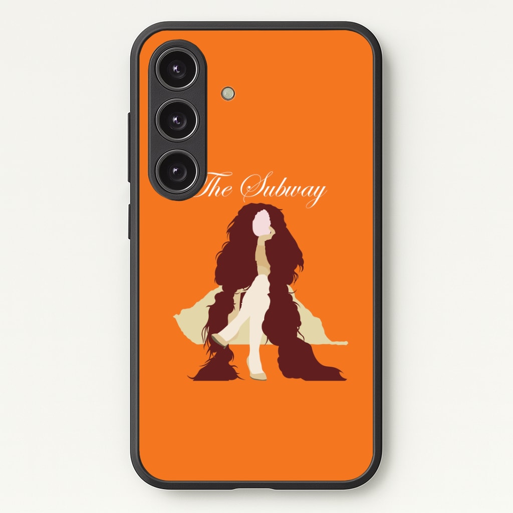 Subway Orange Galaxy S25 Plus Case