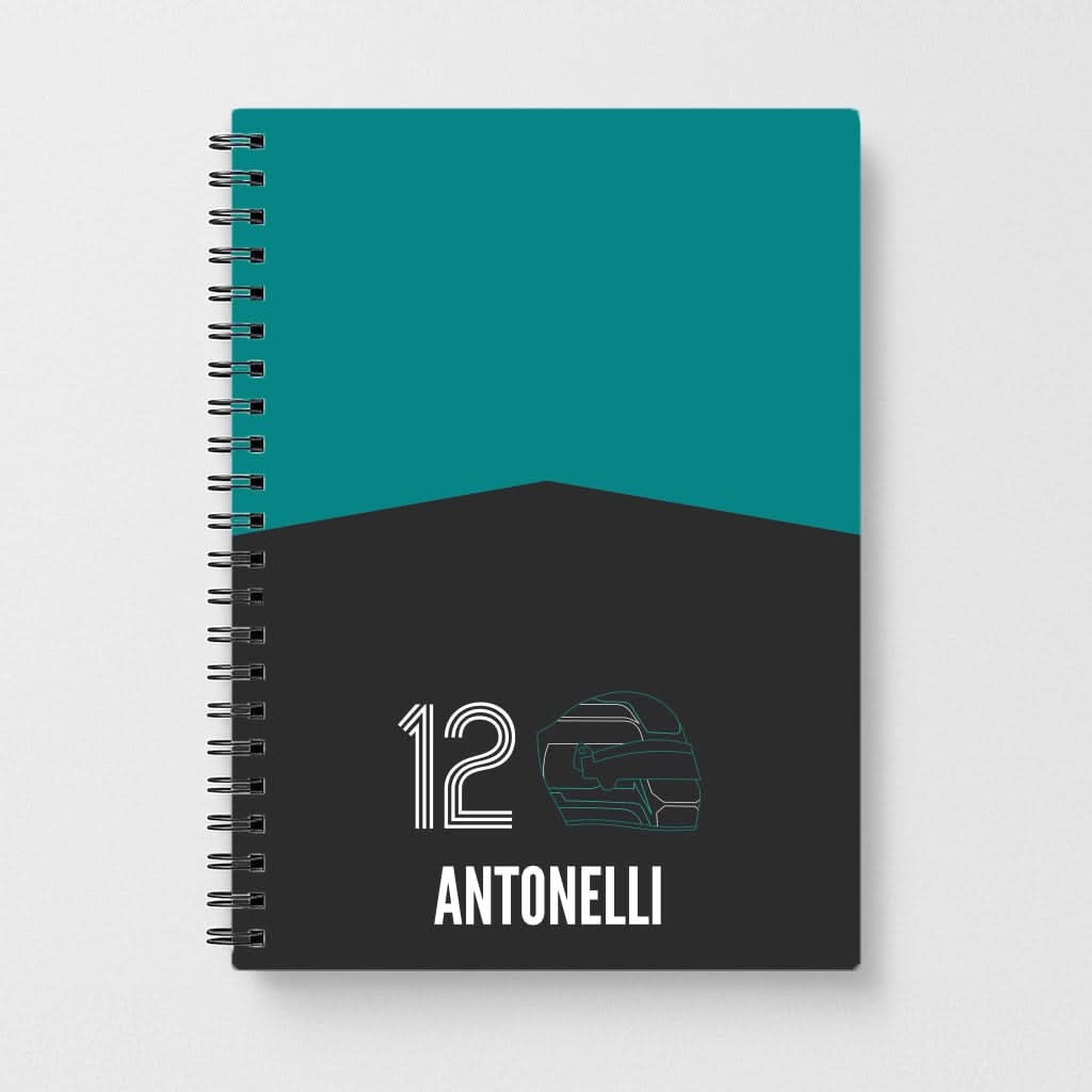 Antonelli Helmet 2026 Notebook
